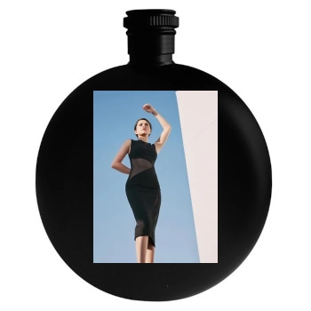 Selena Gomez Round Flask