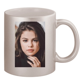 Selena Gomez 11oz Metallic Silver Mug