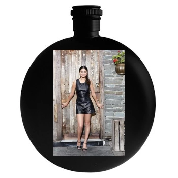 Selena Gomez Round Flask