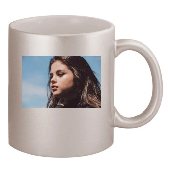 Selena Gomez 11oz Metallic Silver Mug