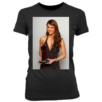 Mary Elizabeth Winstead Women's Junior Cut Crewneck T-Shirt