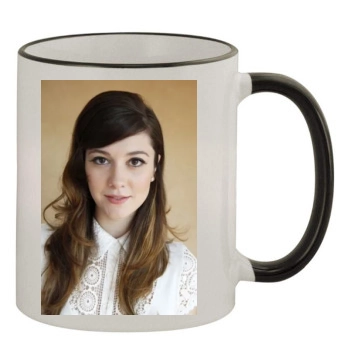 Mary Elizabeth Winstead 11oz Colored Rim & Handle Mug