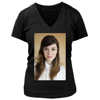 Mary Elizabeth Winstead Women's Deep V-Neck TShirt