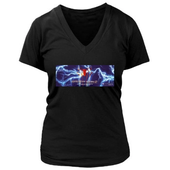 The Amazing Spider-Man 2 (2014) Women's Deep V-Neck TShirt