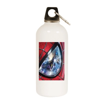 The Amazing Spider-Man 2 (2014) White Water Bottle With Carabiner