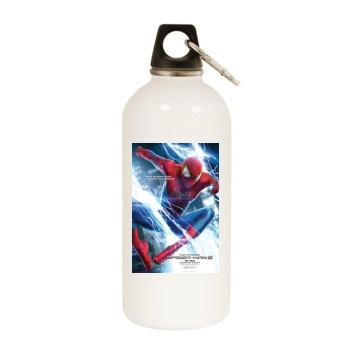 The Amazing Spider-Man 2 (2014) White Water Bottle With Carabiner