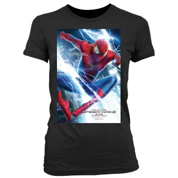 The Amazing Spider-Man 2 (2014) Women's Junior Cut Crewneck T-Shirt