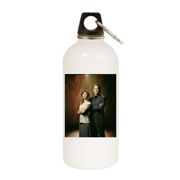 Tom Hanks White Water Bottle With Carabiner