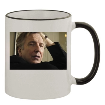 Alan Rickman 11oz Colored Rim & Handle Mug