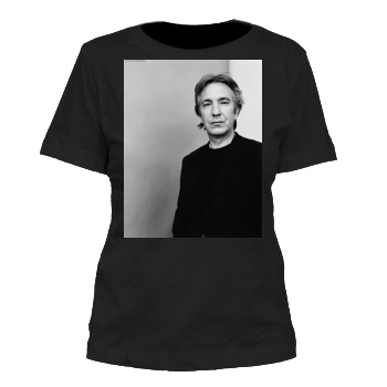 Alan Rickman Women's Cut T-Shirt