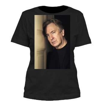 Alan Rickman Women's Cut T-Shirt