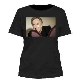 Alan Rickman Women's Cut T-Shirt