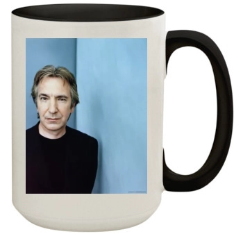 Alan Rickman 15oz Colored Inner & Handle Mug