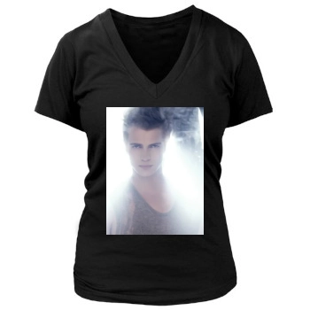 Hayden Christensen Women's Deep V-Neck TShirt