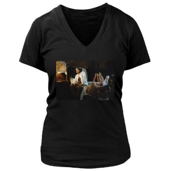 Hugh Jackman Women's Deep V-Neck TShirt