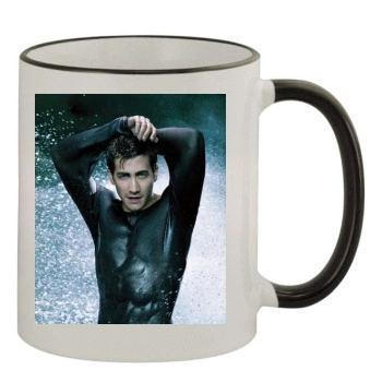 Jake Gyllenhaal 11oz Colored Rim & Handle Mug