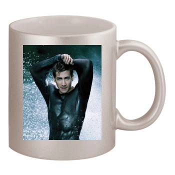 Jake Gyllenhaal 11oz Metallic Silver Mug