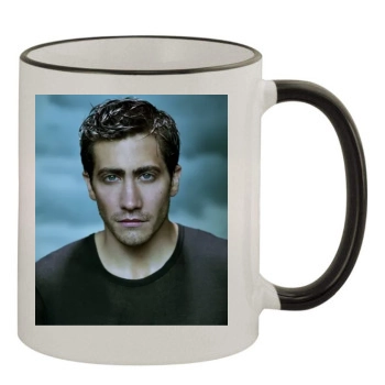 Jake Gyllenhaal 11oz Colored Rim & Handle Mug