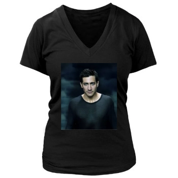 Jake Gyllenhaal Women's Deep V-Neck TShirt