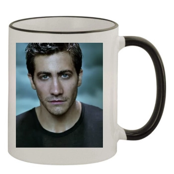 Jake Gyllenhaal 11oz Colored Rim & Handle Mug