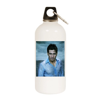 Jake Gyllenhaal White Water Bottle With Carabiner