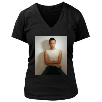 Shane West Women's Deep V-Neck TShirt