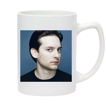 Tobey Maguire 14oz White Statesman Mug