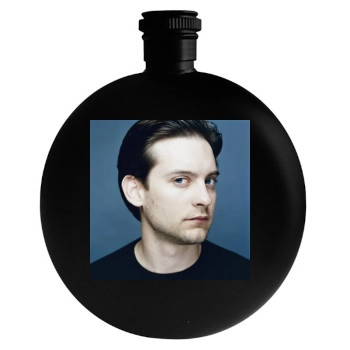 Tobey Maguire Round Flask