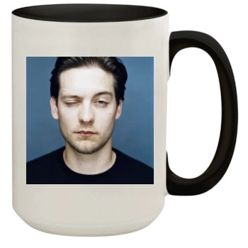 Tobey Maguire 15oz Colored Inner & Handle Mug