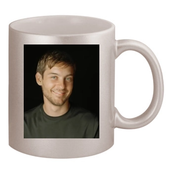 Tobey Maguire 11oz Metallic Silver Mug