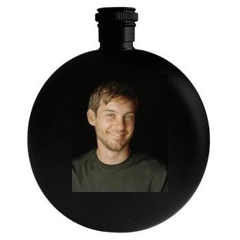 Tobey Maguire Round Flask