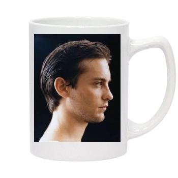 Tobey Maguire 14oz White Statesman Mug