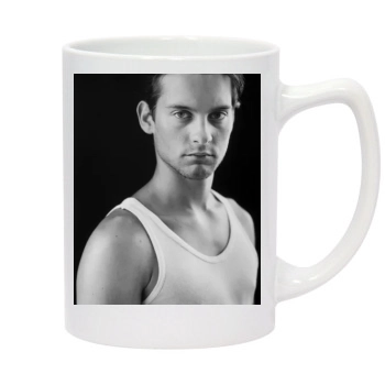 Tobey Maguire 14oz White Statesman Mug