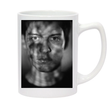 Tobey Maguire 14oz White Statesman Mug