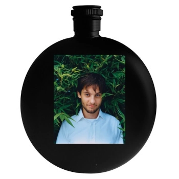 Tobey Maguire Round Flask