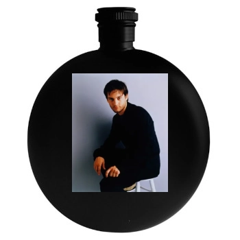 Tobey Maguire Round Flask