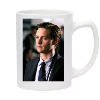 Tobey Maguire 14oz White Statesman Mug