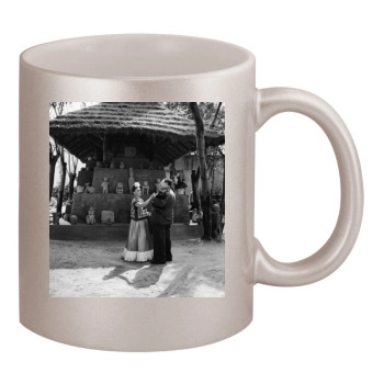 Frida Kahlo 11oz Metallic Silver Mug