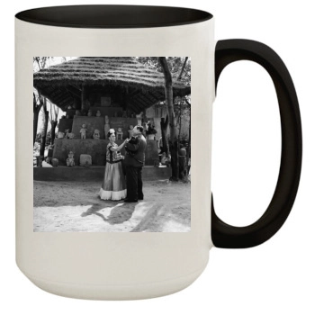 Frida Kahlo 15oz Colored Inner & Handle Mug