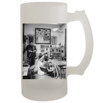 Frida Kahlo 16oz Frosted Beer Stein