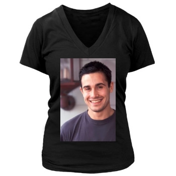 Freddie Prinze Jr Women's Deep V-Neck TShirt