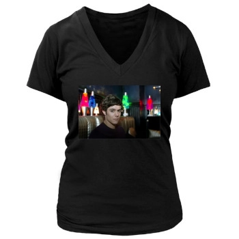 Adam Brody Women's Deep V-Neck TShirt