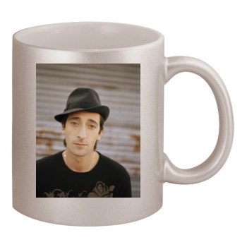 Adrien Brody 11oz Metallic Silver Mug