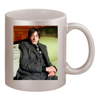 Adrien Brody 11oz Metallic Silver Mug