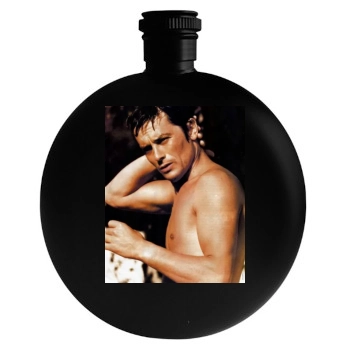 Alain Delon Round Flask