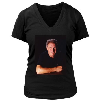 Harrison Ford Women's Deep V-Neck TShirt