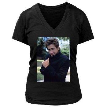 Jake Gyllenhaal Women's Deep V-Neck TShirt