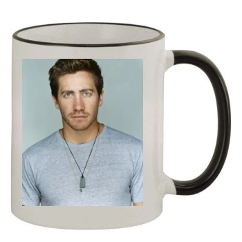 Jake Gyllenhaal 11oz Colored Rim & Handle Mug