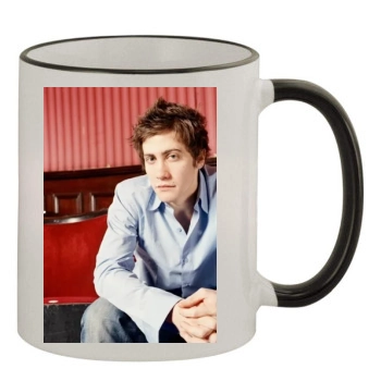 Jake Gyllenhaal 11oz Colored Rim & Handle Mug