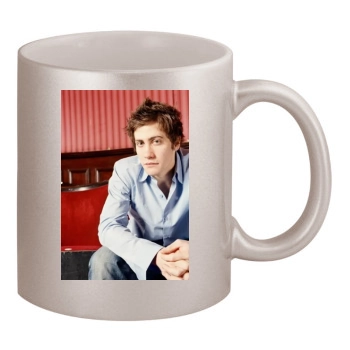 Jake Gyllenhaal 11oz Metallic Silver Mug